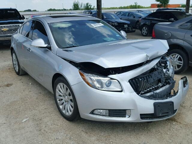 2G4GT5GV109249533 - 2013 BUICK REGAL PREM SILVER photo 1