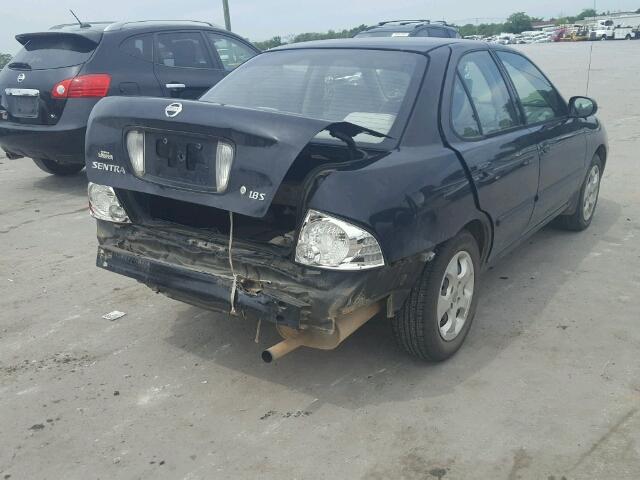 3N1CB51A25L523626 - 2005 NISSAN SENTRA 1.8 BLACK photo 4