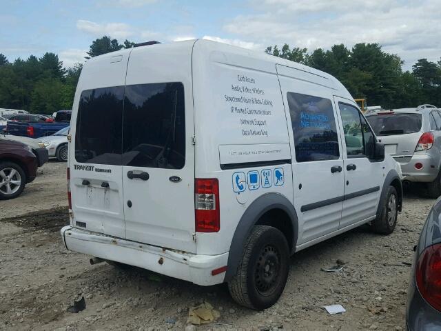 NM0LS6BN9BT049196 - 2011 FORD TRANSIT CO WHITE photo 4