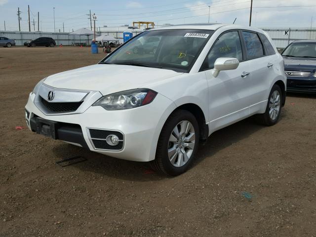 5J8TB1H20CA001345 - 2012 ACURA RDX WHITE photo 2