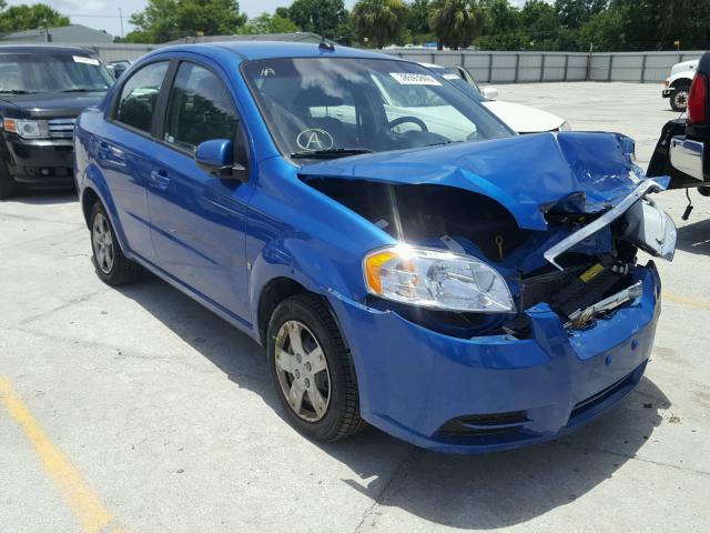 KL1TD56EX9B641540 - 2009 CHEVROLET AVEO LS BLUE photo 1