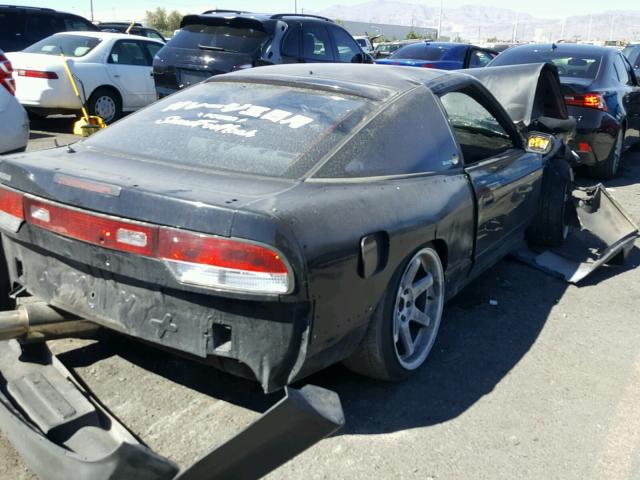 JN1HS36P9KW032161 - 1989 NISSAN 240SX SE BLACK photo 4