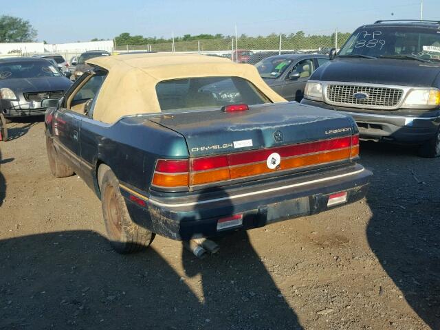 1C3XU4530PF644168 - 1993 CHRYSLER LEBARON 绿色 照片 3