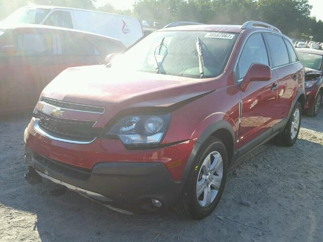 3GNAL2EK9FS507571 - 2015 CHEVROLET CAPTIVA RED photo 2