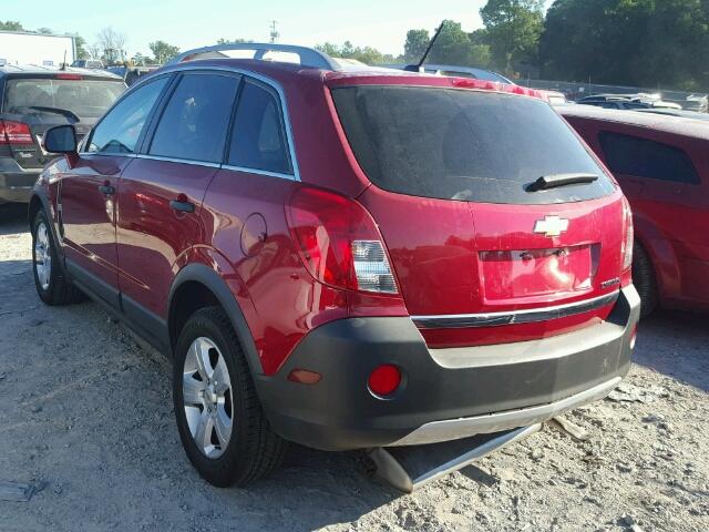 3GNAL2EK9FS507571 - 2015 CHEVROLET CAPTIVA RED photo 3