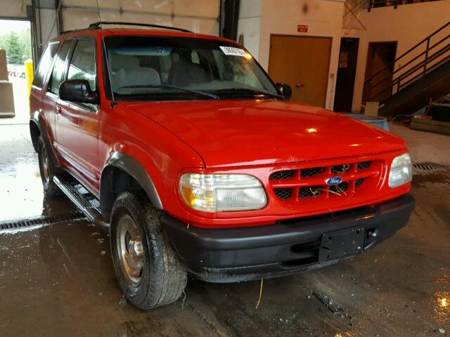 1FMYU24X7WUA13190 - 1998 FORD EXPLORER RED photo 1