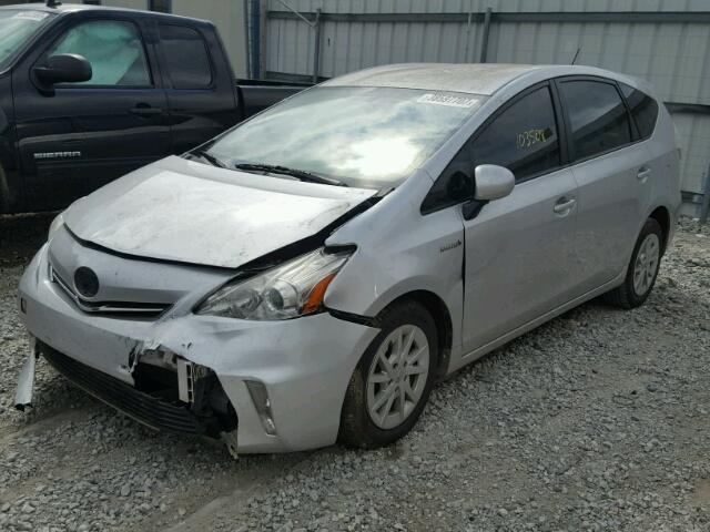 JTDZN3EU3C3112493 - 2012 TOYOTA PRIUS V SILVER photo 2