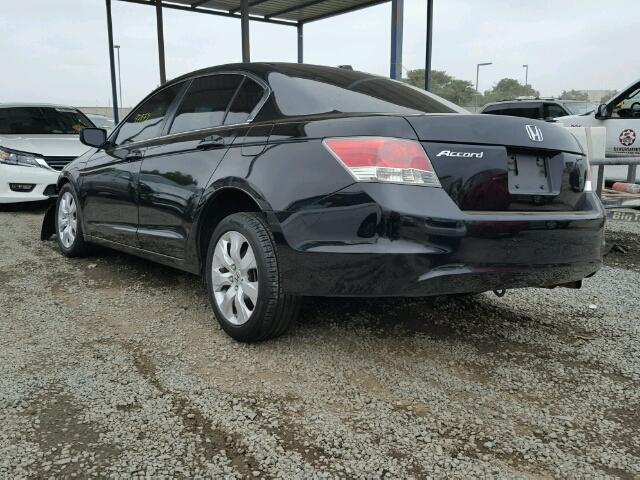 1HGCP26839A136178 - 2009 HONDA ACCORD EXL BLACK photo 3