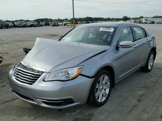 1C3CCBBB9DN584684 - 2013 CHRYSLER 200 TOURIN SILVER photo 2