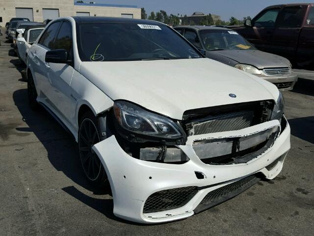 WDDHF7GB5EB029500 - 2014 MERCEDES-BENZ E63 AMG-S WHITE photo 1