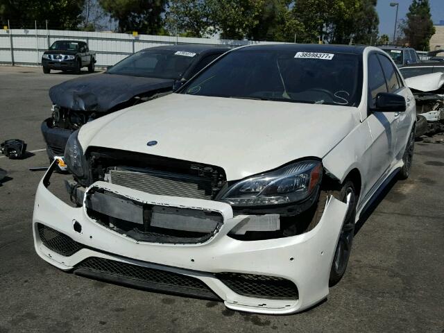 WDDHF7GB5EB029500 - 2014 MERCEDES-BENZ E63 AMG-S WHITE photo 2