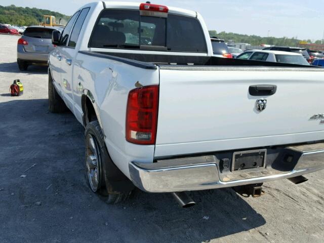 1D7HU18D45S336871 - 2005 DODGE RAM 1500 S WHITE photo 3