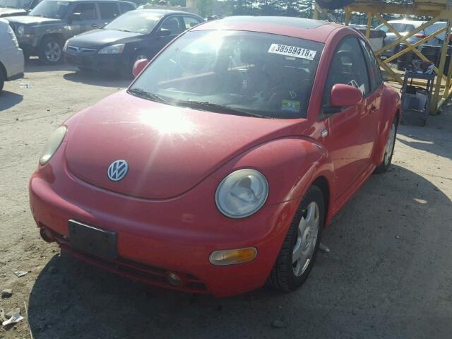3VWCC21CXYM473645 - 2000 VOLKSWAGEN NEW BEETLE 红色 照片 2