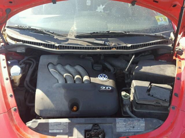 3VWCC21CXYM473645 - 2000 VOLKSWAGEN NEW BEETLE 红色 照片 7