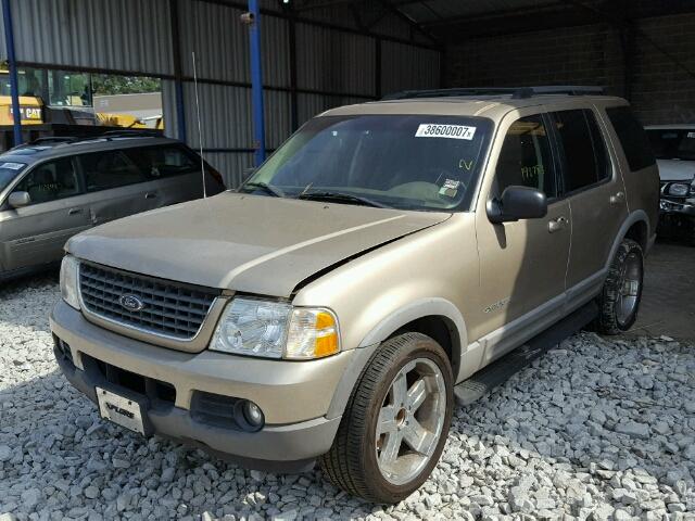 1FMZU63E42UC74766 - 2002 FORD EXPLORER X GOLD photo 2