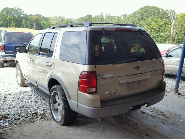 1FMZU63E42UC74766 - 2002 FORD EXPLORER X GOLD photo 3