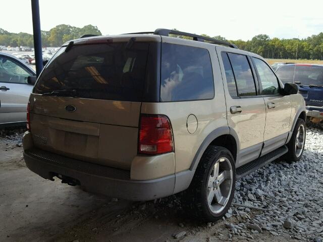 1FMZU63E42UC74766 - 2002 FORD EXPLORER X GOLD photo 4