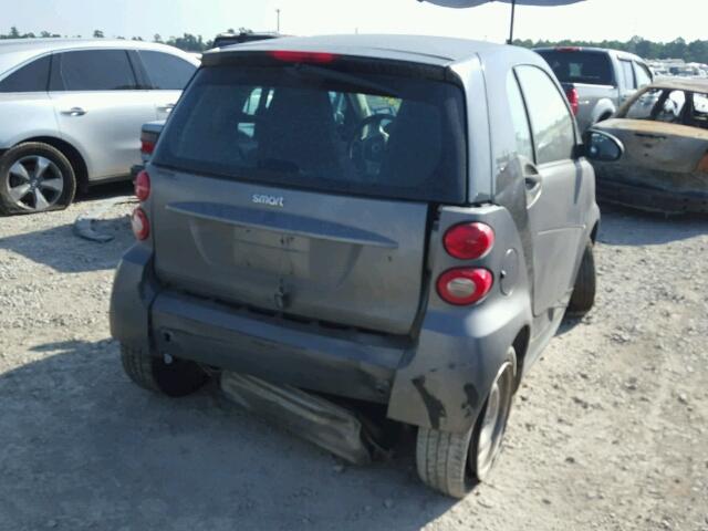 WMEEJ3BA1DK659520 - 2013 SMART FORTWO GRAY photo 4