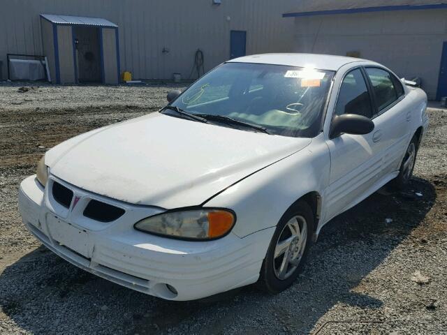 1G2NE52F52C287301 - 2002 PONTIAC GRAND AM S WHITE photo 2