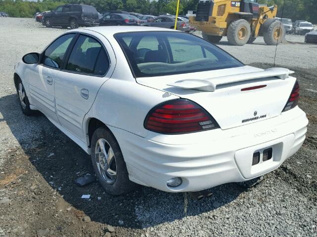 1G2NE52F52C287301 - 2002 PONTIAC GRAND AM S WHITE photo 3