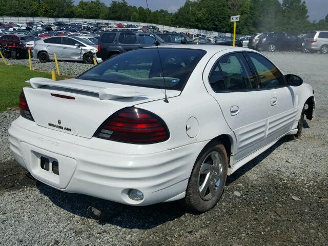 1G2NE52F52C287301 - 2002 PONTIAC GRAND AM S WHITE photo 4