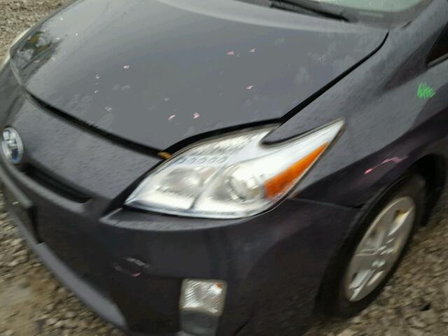 JTDKN3DU8A0055838 - 2010 TOYOTA PRIUS 灰色 照片 9