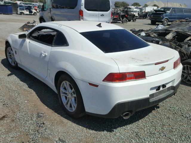 2G1FC1E33F9301766 - 2015 CHEVROLET CAMARO LT WHITE photo 3