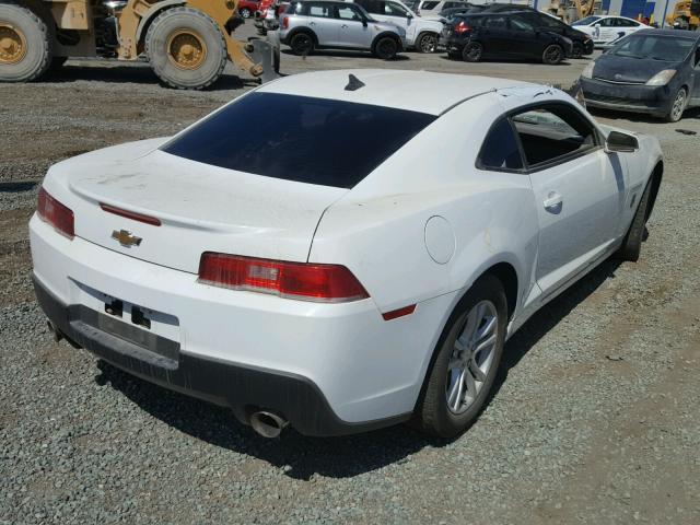 2G1FC1E33F9301766 - 2015 CHEVROLET CAMARO LT WHITE photo 4