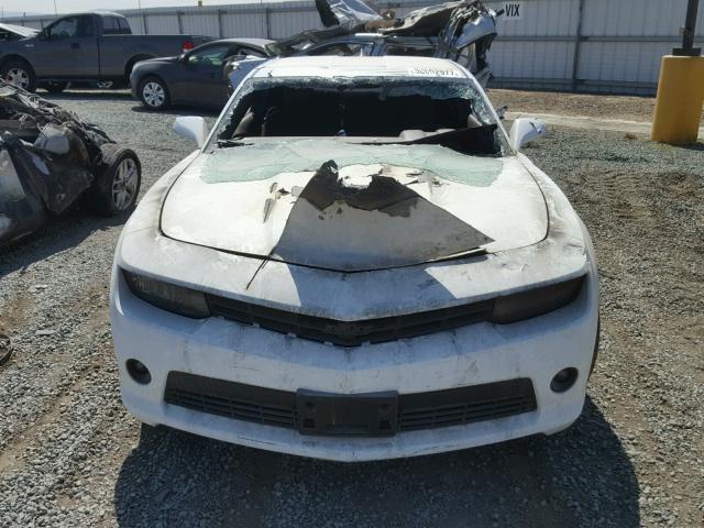 2G1FC1E33F9301766 - 2015 CHEVROLET CAMARO LT WHITE photo 8