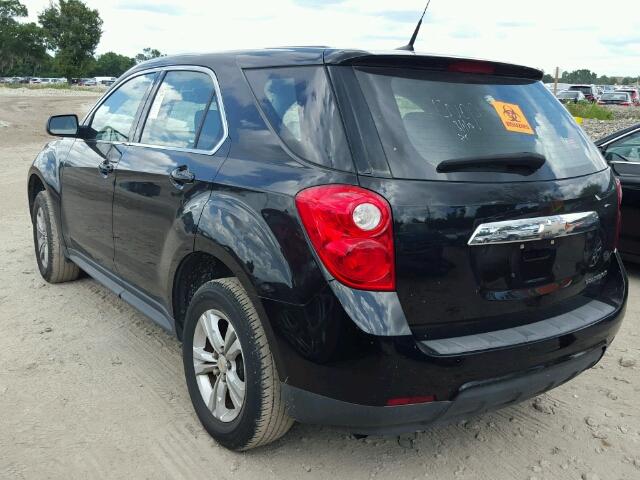 2CNALBEW8A6291193 - 2010 CHEVROLET EQUINOX LS BLACK photo 3