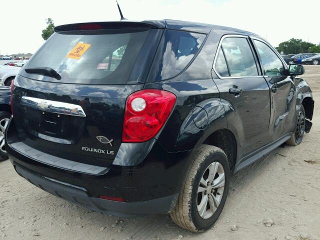 2CNALBEW8A6291193 - 2010 CHEVROLET EQUINOX LS BLACK photo 4