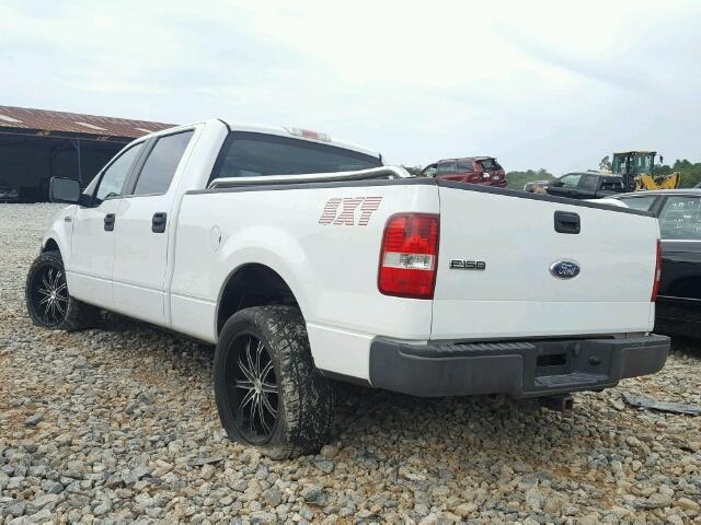 1FTRW12W68KB20155 - 2008 FORD F150 WHITE photo 3