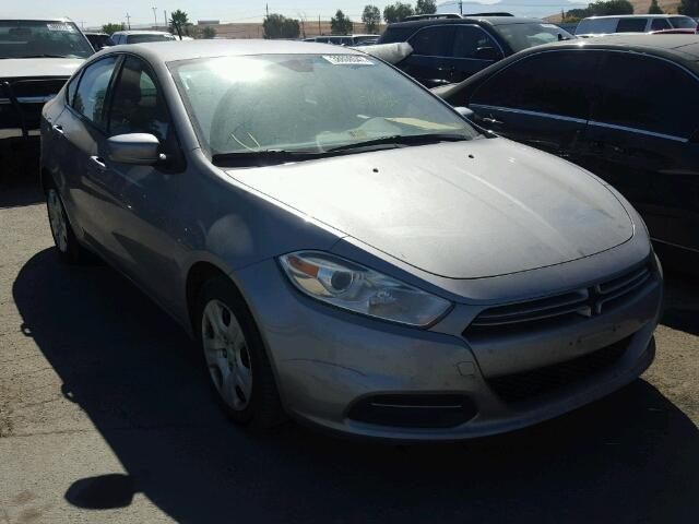 1C3CDFAA1FD180929 - 2015 DODGE DART SE SILVER photo 1