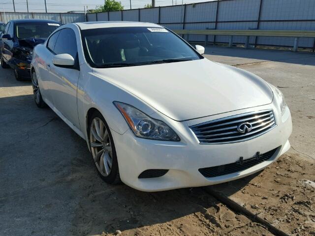 JNKCV64E68M109864 - 2008 INFINITI G37 BASE WHITE photo 1