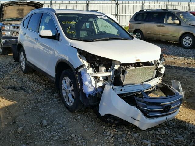 2HKRM4H92DH111213 - 2013 HONDA CR-V TOURI WHITE photo 1