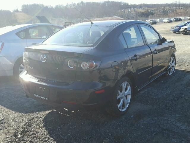 JM1BK323271690236 - 2007 MAZDA 3 S BLACK photo 4