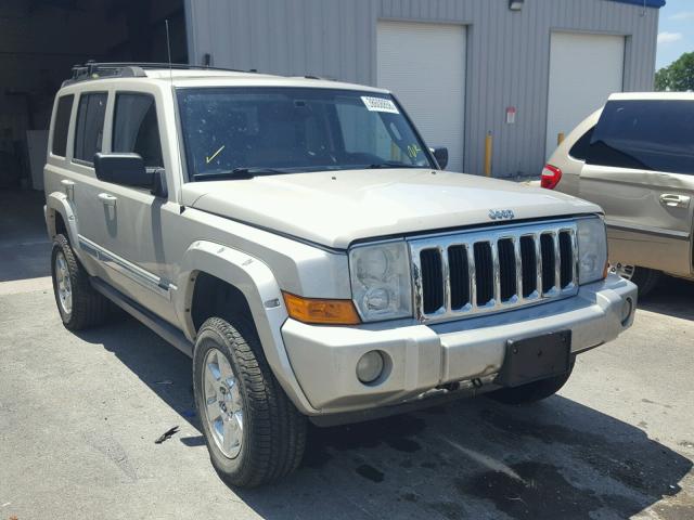 1J8HG58227C520882 - 2007 JEEP COMMANDER SILVER photo 1