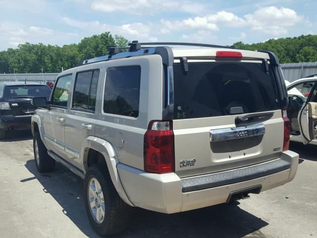 1J8HG58227C520882 - 2007 JEEP COMMANDER SILVER photo 3