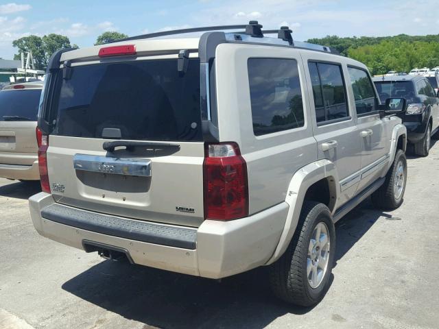 1J8HG58227C520882 - 2007 JEEP COMMANDER SILVER photo 4
