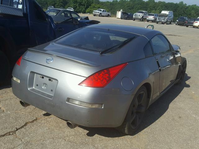 JN1AZ34D36M300693 - 2006 NISSAN 350Z COUPE GRAY photo 4