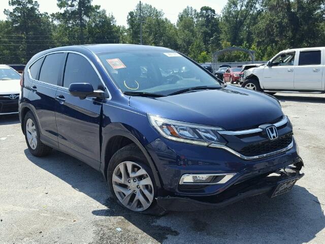 2HKRM3H54FH543991 - 2015 HONDA CR-V EX BLUE photo 1