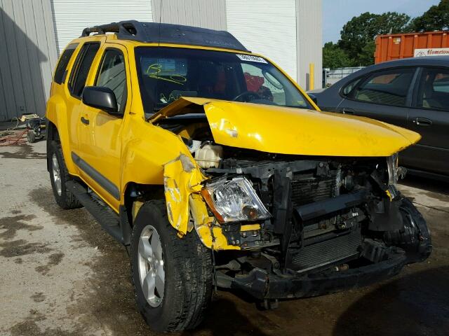 5N1AN08U45C658371 - 2005 NISSAN XTERRA OFF YELLOW photo 1