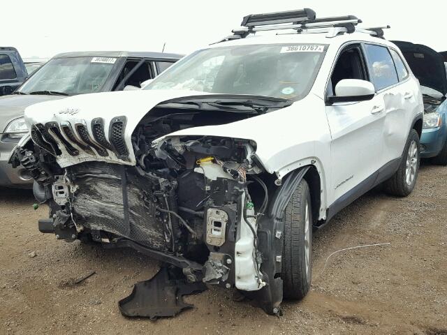 1C4PJMCS3FW673998 - 2015 JEEP CHEROKEE L WHITE photo 2