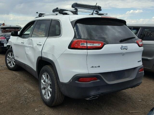 1C4PJMCS3FW673998 - 2015 JEEP CHEROKEE L WHITE photo 3