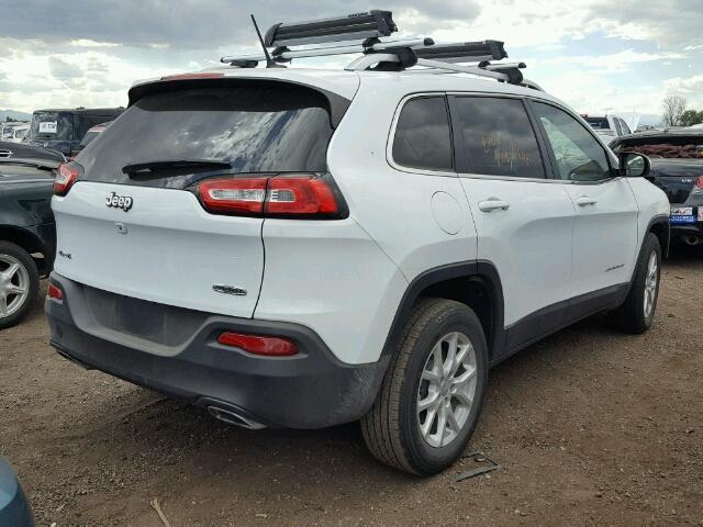 1C4PJMCS3FW673998 - 2015 JEEP CHEROKEE L WHITE photo 4