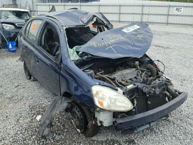 JTDBT123730293395 - 2003 TOYOTA ECHO BLUE photo 1