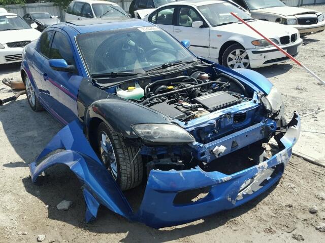 JM1FE173250156324 - 2005 MAZDA RX8 BLUE photo 1