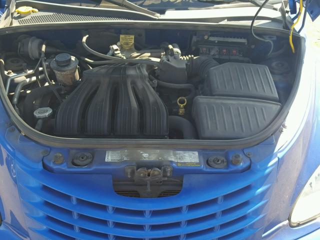 3C4FY58B95T572300 - 2005 CHRYSLER PT CRUISER BLUE photo 7