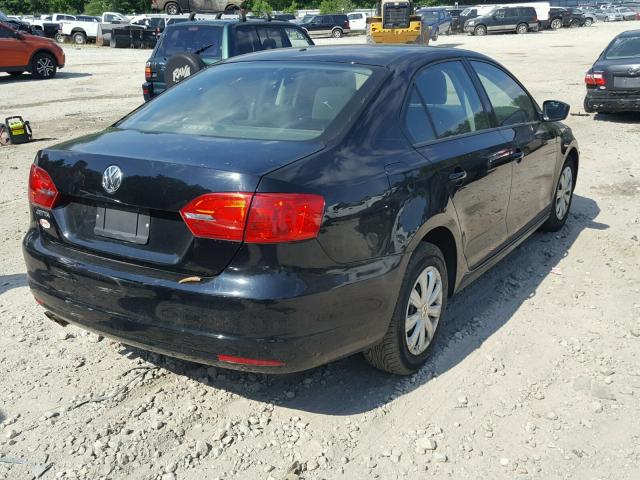 3VW2K7AJXCM474071 - 2012 VOLKSWAGEN JETTA BASE Սև լուսանկար 4
