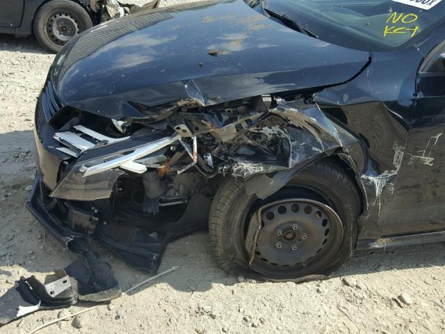 3VW2K7AJXCM474071 - 2012 VOLKSWAGEN JETTA BASE Սև լուսանկար 9